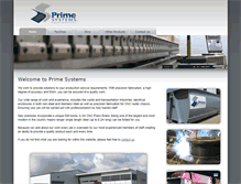 Tablet Screenshot of primesystems.co.nz